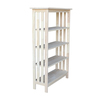 International Concepts Mission Shelf Unit, 4 Tier, Unfinished SH-4830M